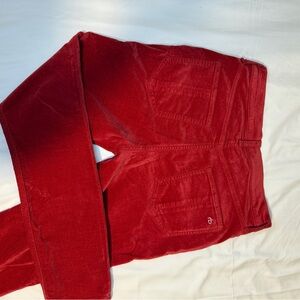 Rag & Bone Vibrant Red Corduroy Pants